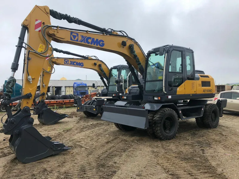 Колесный экскаватор XE150WD: фотография 2