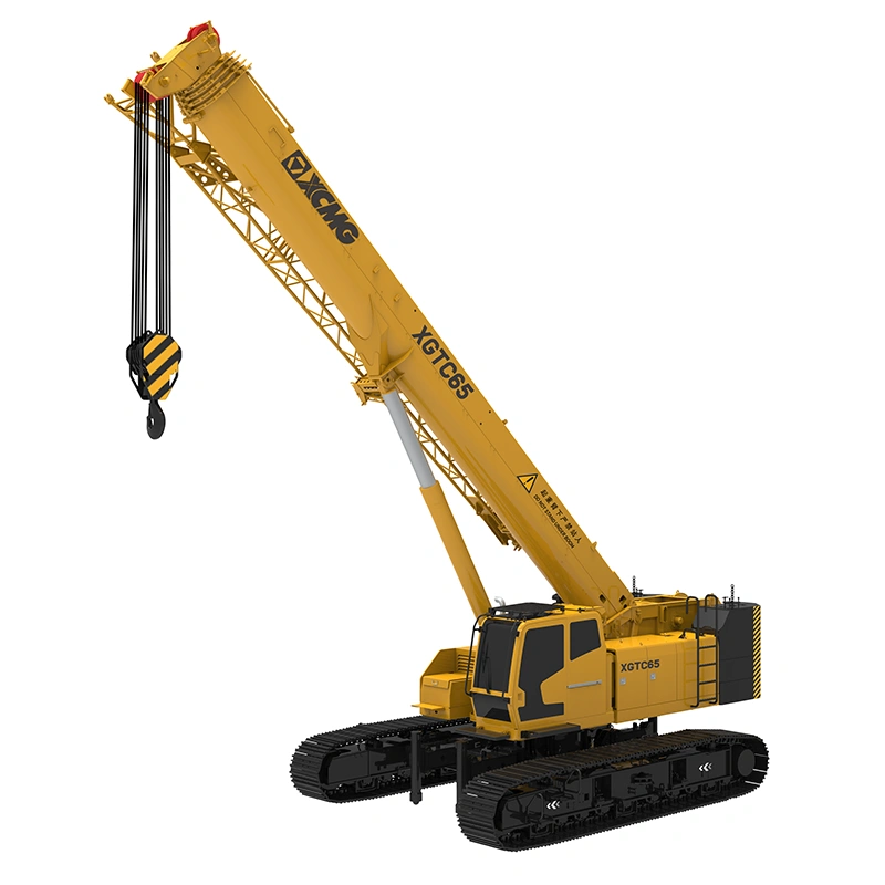 Гусеничный кран с с телескопической стрелой XGTC65