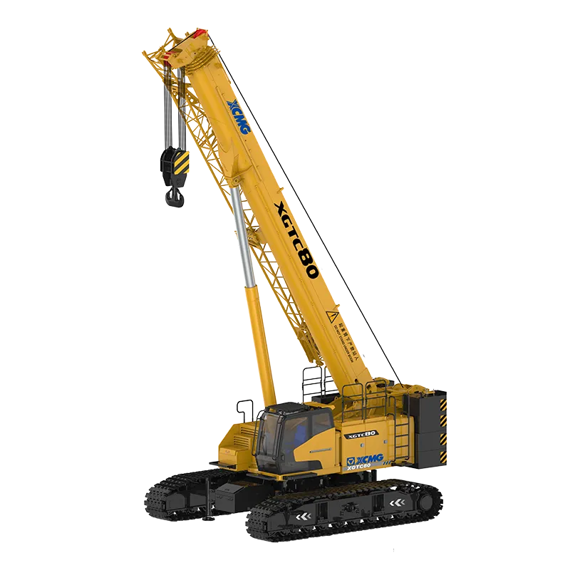 Гусеничный кран с с телескопической стрелой XGTC80